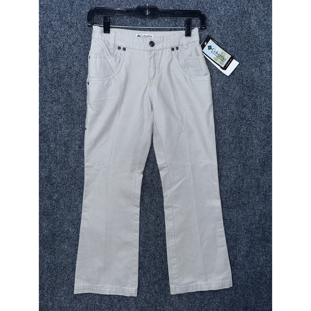 Columbia Girls Camper Girl Pant Fossil Beige AG8126-160 Youth Size 8 NWT‎